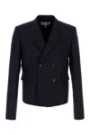 Loewe Giacca In Lana Blu Navy Uomo In Blue