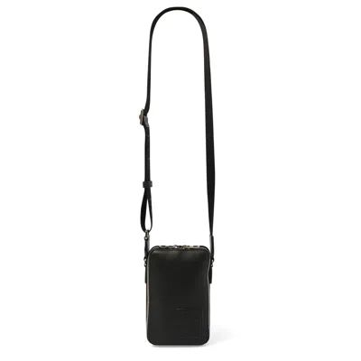 Loewe Men's New Vertical Crossbody Pocket In Black