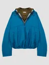 Loewe Anorak In Technical Shell In Blue
