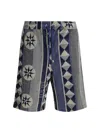 Loewe Terrycloth Shorts In Blue