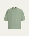 Loewe Anagram Short Sleeve Cotton Shirt