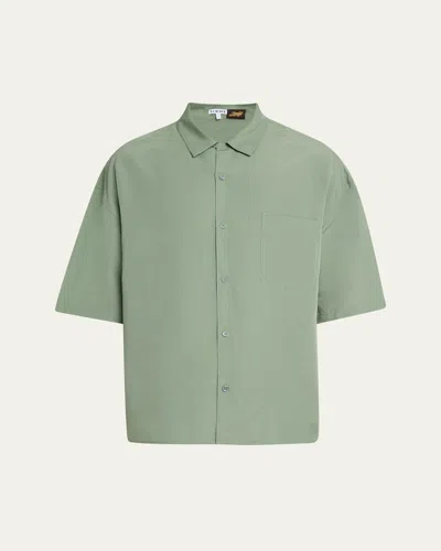 LOEWE MEN'S POCKET SHORT-SLEEVE SHIRT