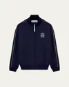 Loewe Monogram Track Jacket In Blue