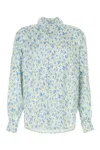 Loewe Men Printed Satin Shirt In Multi