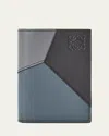 Loewe Puzzle Edge Bifold Wallet In Blue