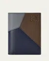 Loewe Men's Puzzle Calfskin Bifold Wallet In Pink