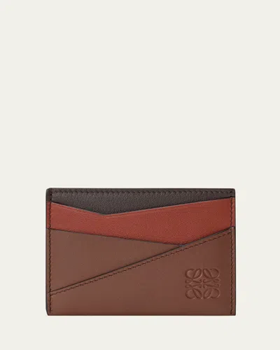 Loewe Men's Puzzle Calfskin Card Holder
