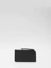 Loewe Puzzle Edge Compact Leather Coinholder In Black