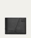Loewe Puzzle Edge Bifold Coin Wallet In Black