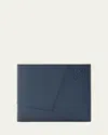 Loewe Puzzle Two-compartment Wallet In Classic Calf Leather