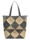 Loewe Puzzle Fold Diamond Xl Tote In Raffia