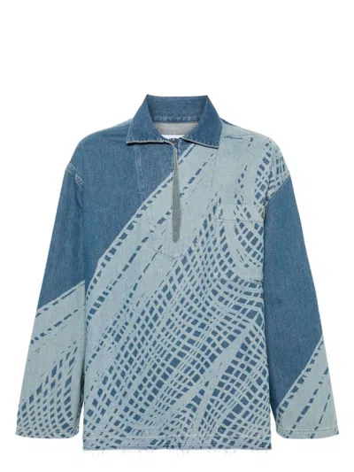 Loewe Men's Shirt In Denim