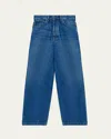 Loewe Jeans With Belt Loops In Blue