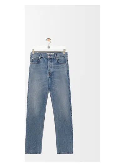 LOEWE MEN'S STRAIGHT LEG JEANS