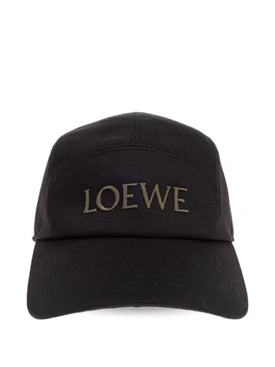 Loewe Men's Trucker Cap - Fw25 Collection In Black