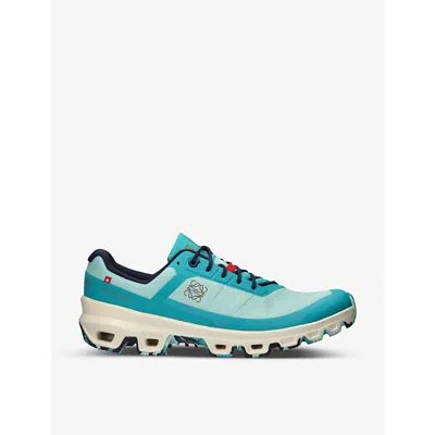 Loewe Mens Turquoise X On-running Cloudventure Recycled-polyester Low-top Trainers