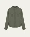 Loewe Shirt In Viscose Blend In Gray