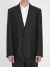 Loewe Wool And Silk Jacket In Black