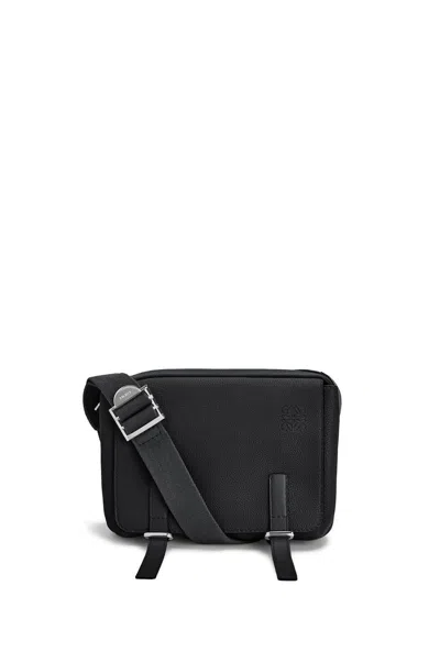 Loewe Military Xs Messenger Bag In Black