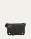 Loewe Men's Xs Pebble Leather Messenger Bag In Black