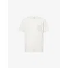 Loewe Mens Medium Grey Anagram Relaxed-fit Cotton-jersey T-shirt In White