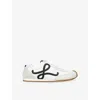 Loewe Ballet Runner 2.0 Leather Sneakers In White