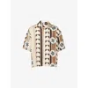Loewe Paula's Ibiza Oversized Camp-collar Printed Silk-twill Shirt