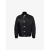 Loewe Mens Relaxed-fit Wide-leg Denim Jeans Black In Black