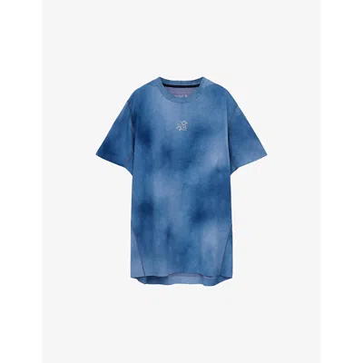 Loewe Active T Shirt In Blue/multicolor