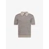 Loewe Men's Polo With Blue Stripes