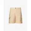Loewe Mens Light Beige  X Paula's Ibiza Multi-pockets Cotton-blend Shorts