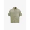 Loewe Anagram Short Sleeve Cotton Shirt