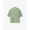 Loewe Anagram Short Sleeve Cotton Shirt