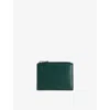 Loewe Mens Evergreen Slim Compact Leather Wallet In Green