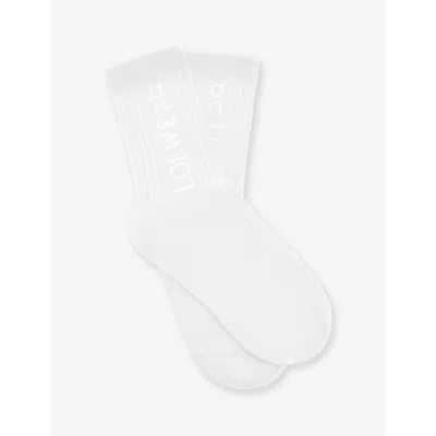 Loewe Mens White Socks
