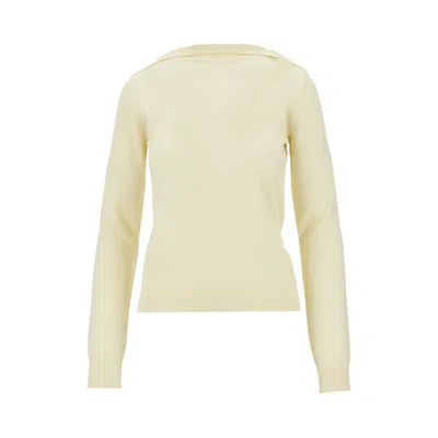 Loewe Anagram-embroidered Wool-blend Sweater In Neutral