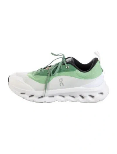 Pre-owned Loewe Mesh Colorblock Pattern Athletic Sneakers In Green