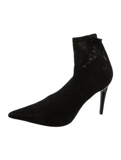 Pre-owned Loewe Mesh Mesh Accents Pumps In Black