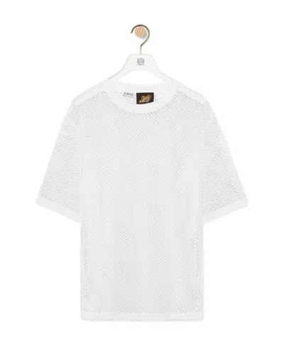 Loewe Mesh T-shirt In Cotton