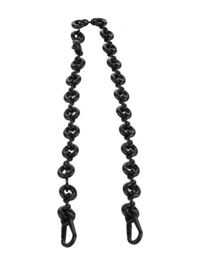 Pre-owned Loewe Metal Chain Bag Strap In Black