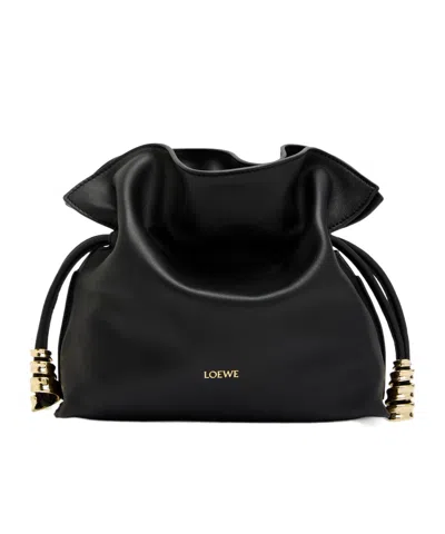 Loewe Metallic Clutch In Black