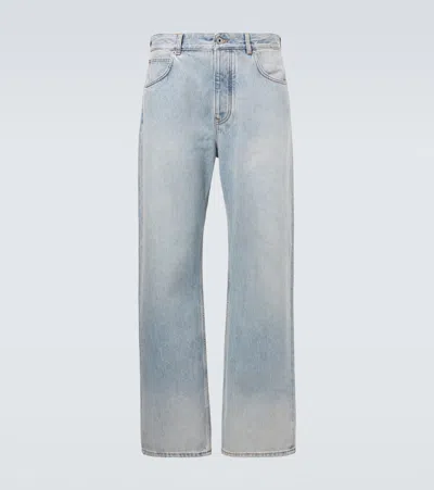 Loewe Mid-rise Straight Jeans In Blue