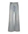 Loewe Mid-rise Wide-leg Jeans In Blue