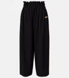 Loewe Mid-rise Wide-leg Pants In Black