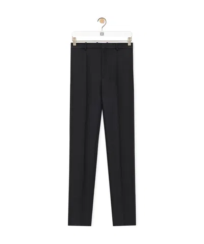 Loewe Mid-waist Trousers In Black