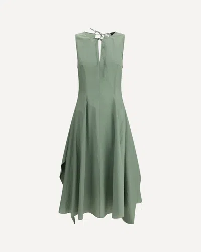 Loewe Midi Dress In Green
