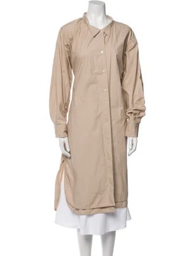 Pre-owned Loewe Midi Length Dress In Neutral