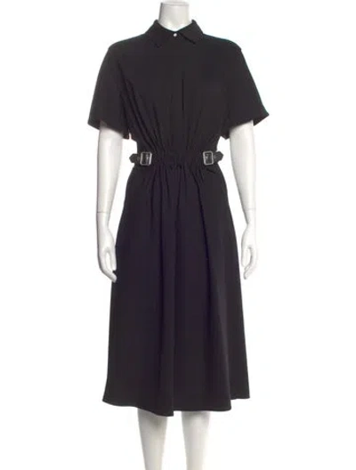 Pre-owned Loewe Midi Length Dress W/ Tags In Black
