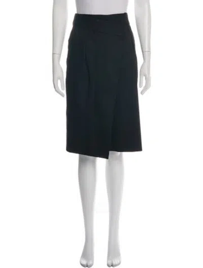 Pre-owned Loewe Midi Length Skirt In Black