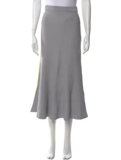 Pre-owned Loewe Midi Length Skirt In Gray